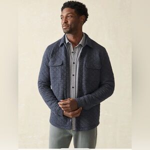 Faherty quilted jacket sz M